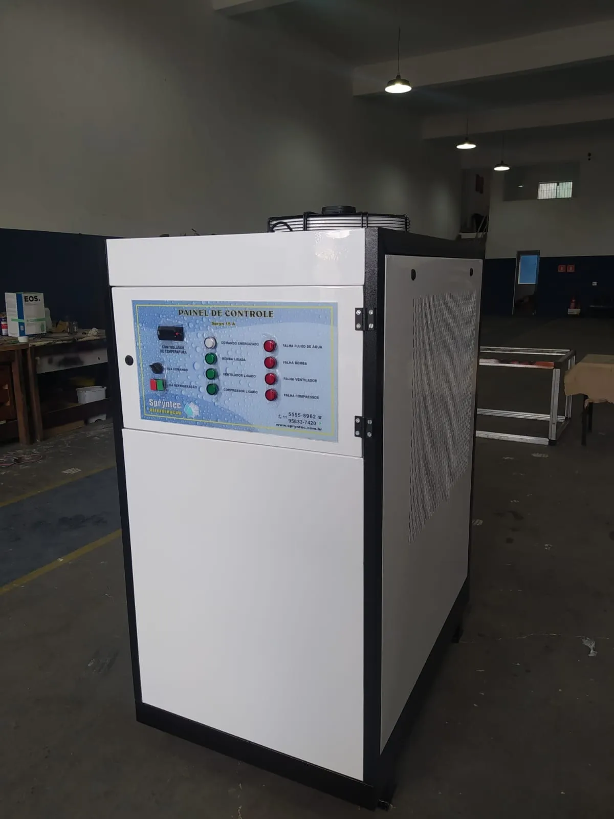 Spryn 15 — detalhe do equipamento