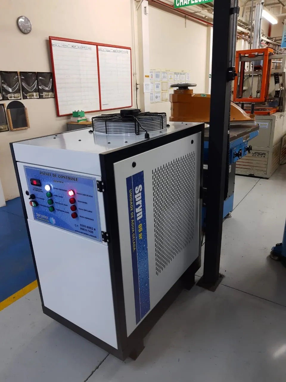Spryn 9 — detalhe do equipamento